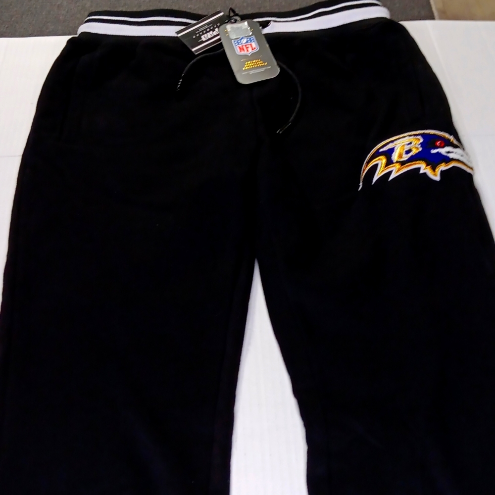 Ravens NFL luxury athletic collection sweat pants.